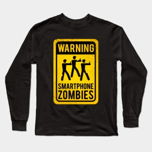 Smartphone Zombies Long Sleeve T-Shirt